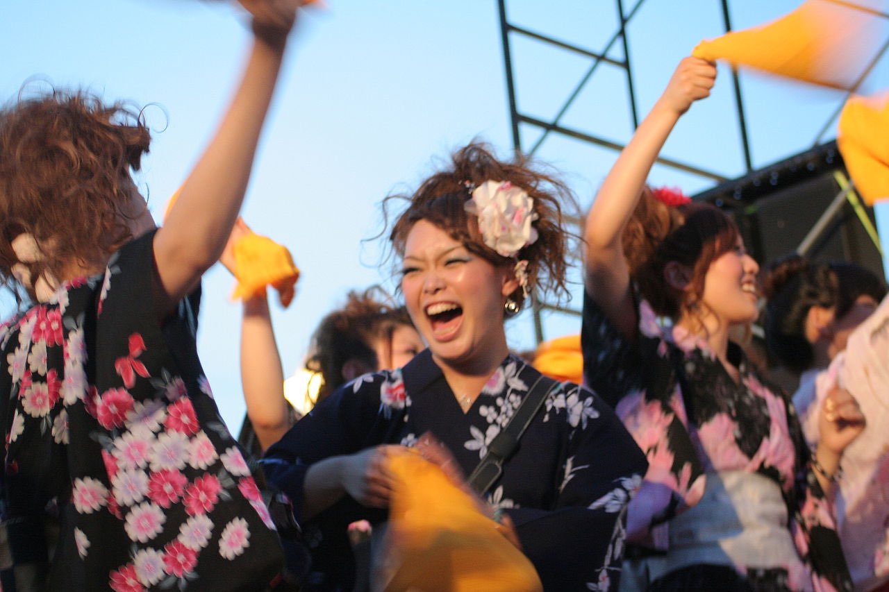 Himeji Yukata Festival in Japan
