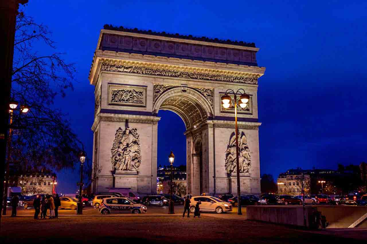 Triumphant way and Montmartre