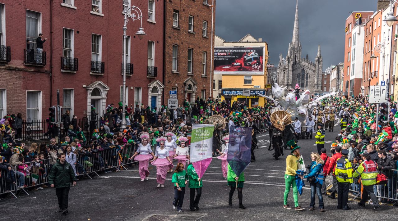 Saint Patrick Festival Parade in Dublin