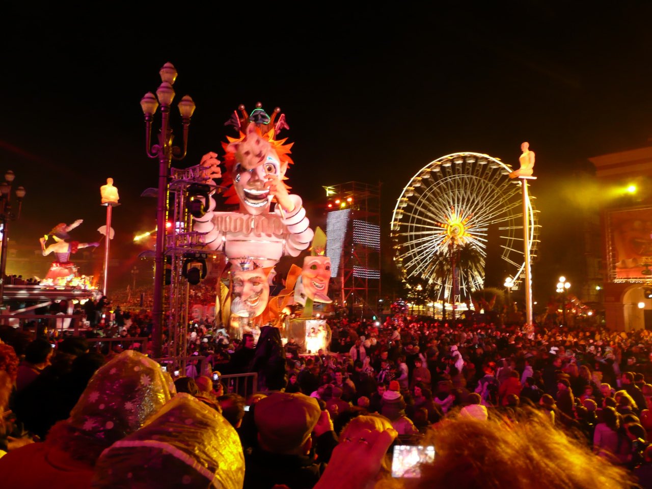 Nice Carnival Illuminated masked courses