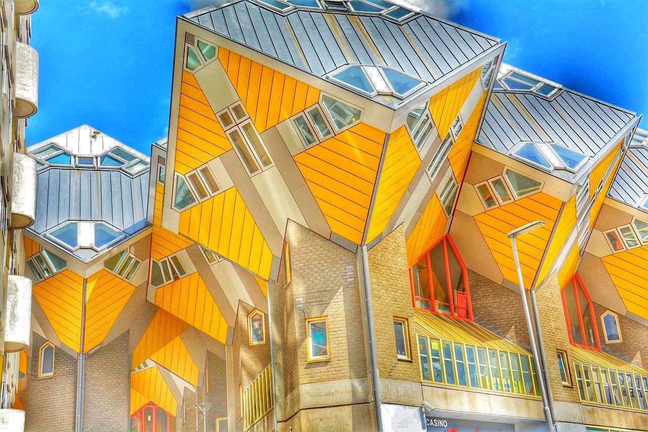 Piet Bloom Cubic Houses Rotterdam