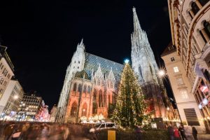 Christmas in Vienna in Stephanplatz