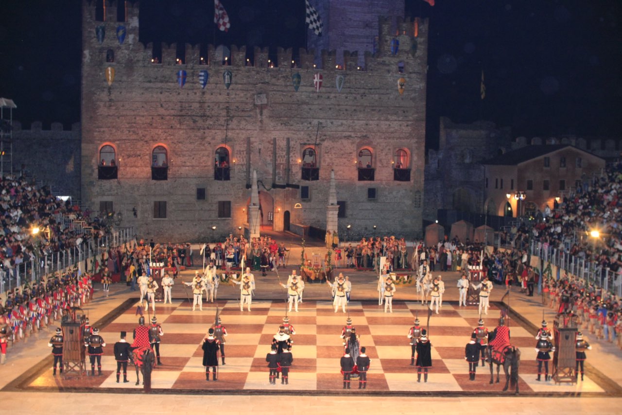 Marostica Chess Game 0911 September 2022. Curious events Italy