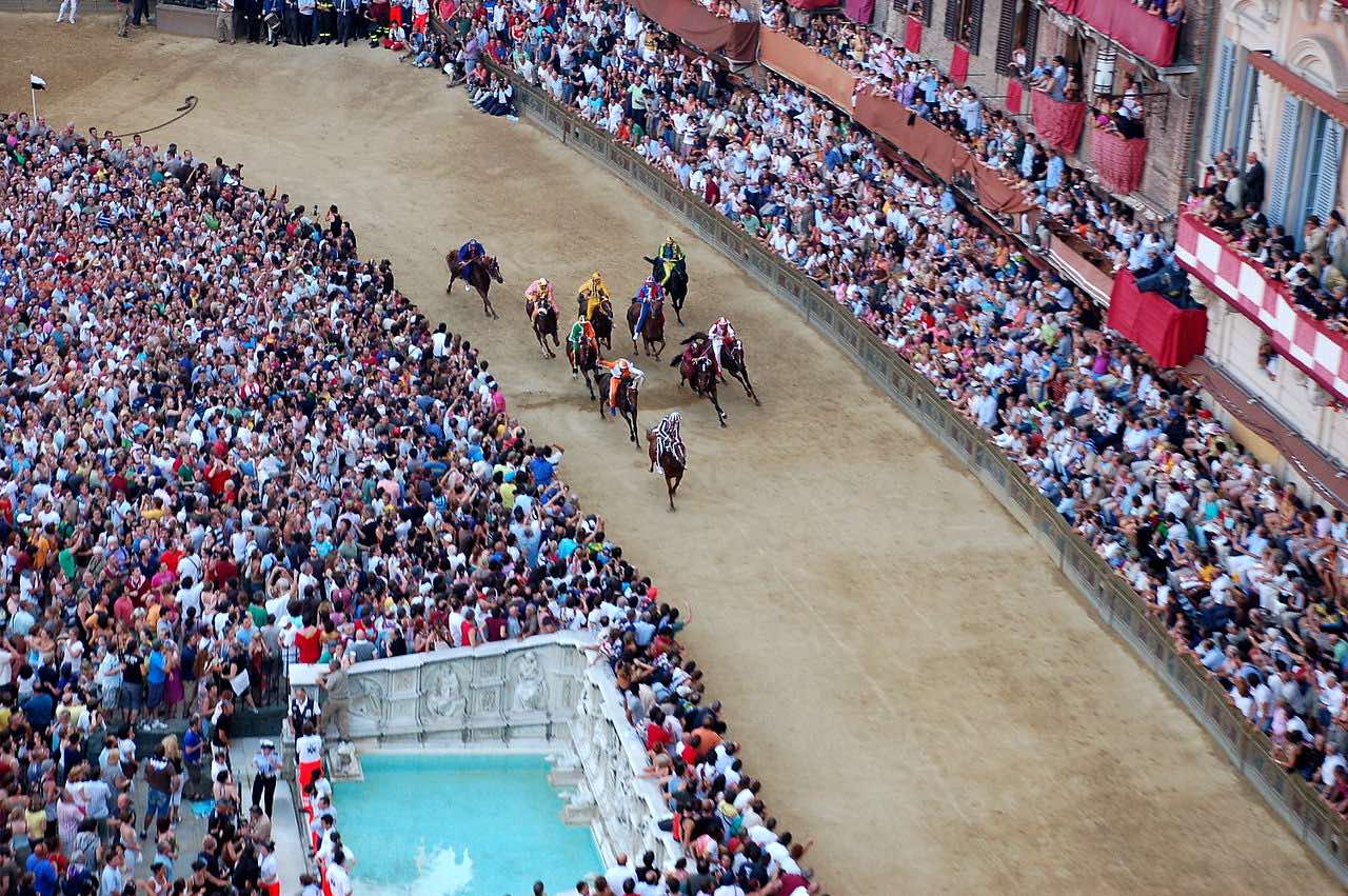 Siena Itália Agosto 2008 Festa Palio Siena Siena Sienna Província —  Fotografia de Stock Editorial © trotalo #202278822