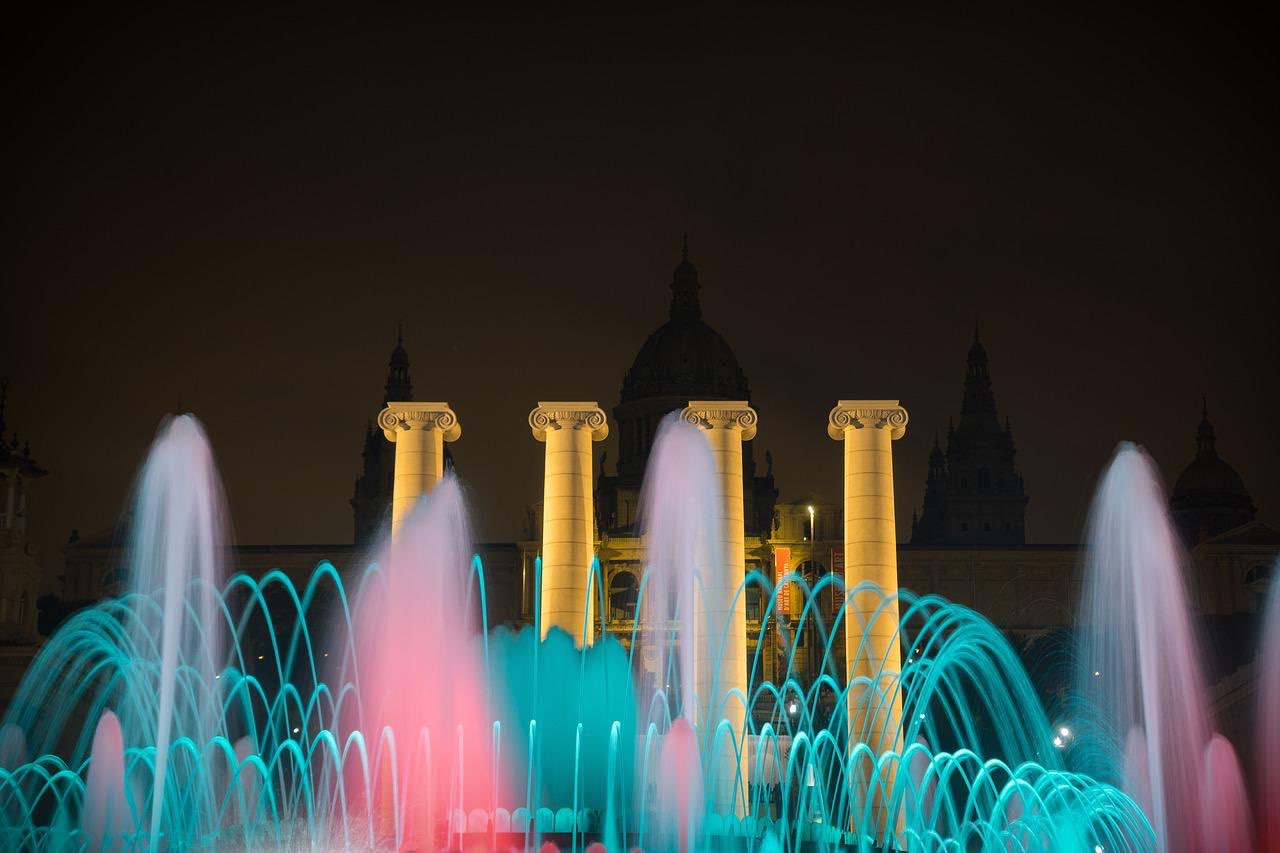 The Magic Fountain of Barcelona on Montjuc