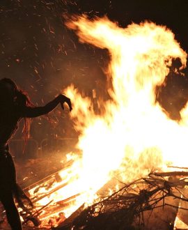Edinburgh Beltane fire Festival 2012 - Bonfire